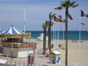 Studio-Alcôve à Canet-Plage, face mer, 4 pers, balcon, parking inclus - FR-1-750-8